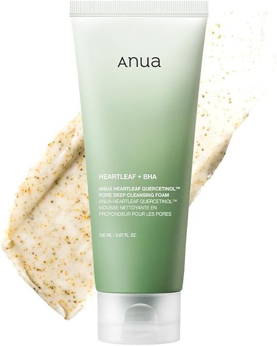 ANUA Heartleaf Quercetinol Pore Deep Cleansing Foam, 5.07 fl oz (150 ml)